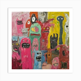 Monsters 1 Art Print