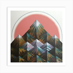 Mountain Range Art Print