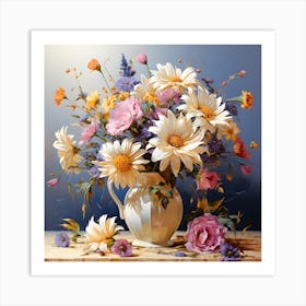 Whispering Meadow Blooms Art Print