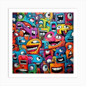 Graffiti Art 5 Art Print