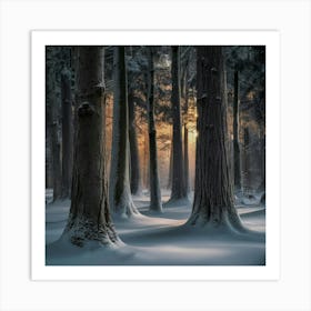 Winter Forest Art Print