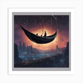 Ship In The Sky Art Print