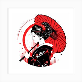 Geisha 11 Art Print