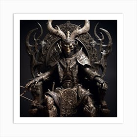 Demon Throne Art Print