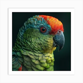 Colorful Parrot 10 Art Print