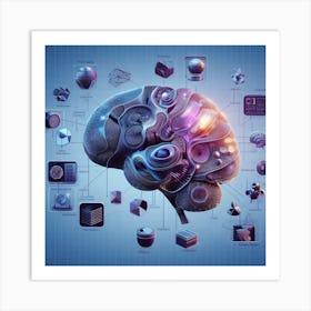 Brain Of The Future Art Print