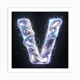 Letter V Art Print