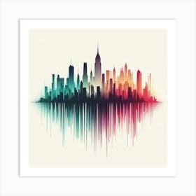 New York Skyline Canvas Art Art Print