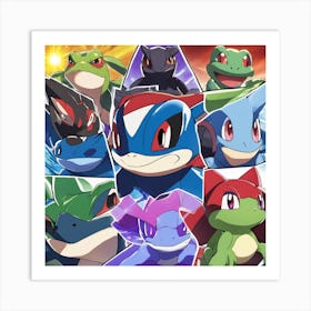 Pokemon 34 Art Print