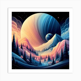 Saturn Art Print