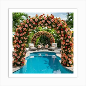 Rose Arch Art Print