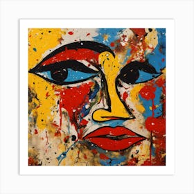 Face Painting Art Print