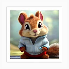 Chipmunk Art Print