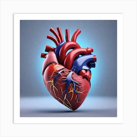 Human Heart Art Print