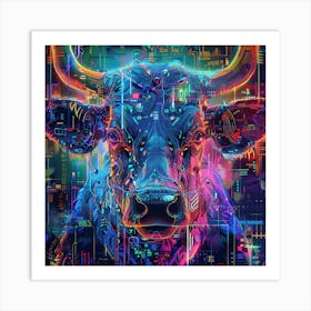 Bull Canvas Print 1 Art Print