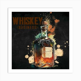 Whiskey Business Art Print