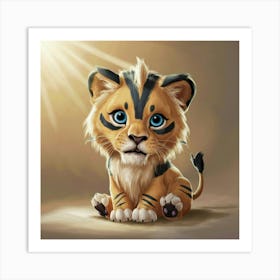 Tiger Cub Art Print