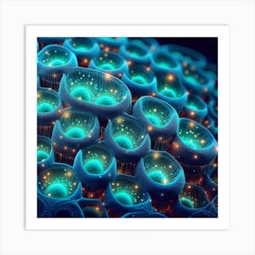 Cell Structure 1 Art Print