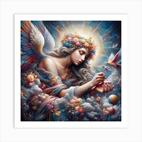 Angel Painting Art Print