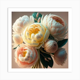 Peonies 7 Art Print