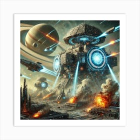 Tactical Bombardments 1024x1024 Art Print