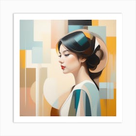 Asian Woman 6 Art Print