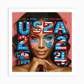 Usa Day Art Print