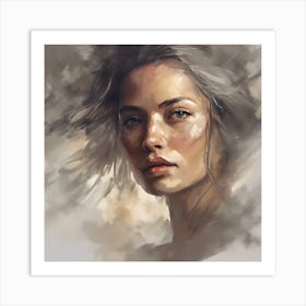 Portrait Of A Woman 2 Art Print