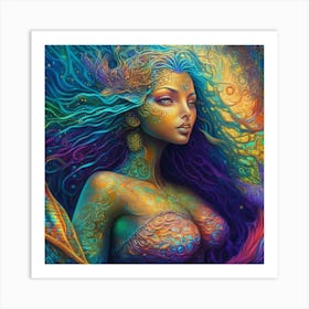 Mermaid 10 Art Print