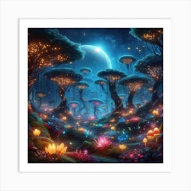 Ethereal Forest Art Print