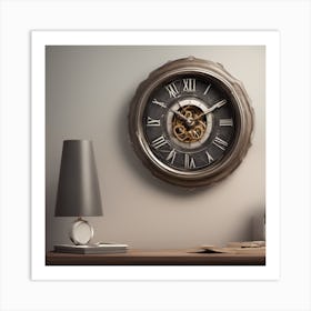 Clock Art Print