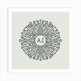 Ai Logo 3 Art Print