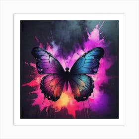 Butterfly Painting 271 Art Print