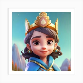 Portrait Of A Princess Art Print