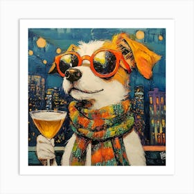 Whimsical Dogs 53 Art Print