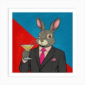 Rabbit In A Suit, Coctail Póster