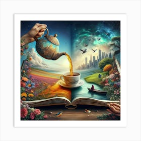 Book Of Wonders Teapot 1 Art Print