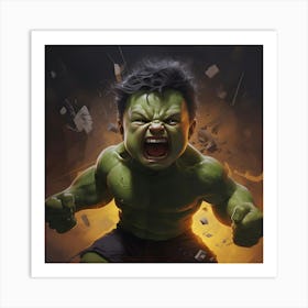 Incredible Hulk Art Print