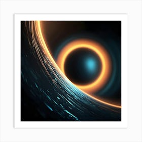 Black Hole Art Print