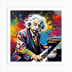 Albert Einstein 7 Art Print