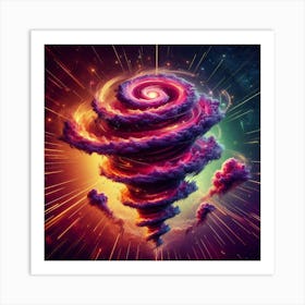 Spiral Vortex Art Print