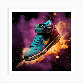 Nike Dunk High 5 Art Print