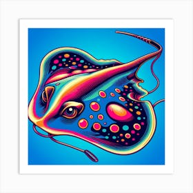 Electric Stingray, Pop Art 6 Art Print