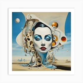 'Strange Face' Art Print