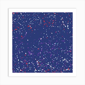 Confetti Texture Grunge Speckles Dots Art Print