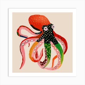 Colorful Octopus Ii Art Print