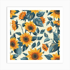 Sunflowers 6 Art Print