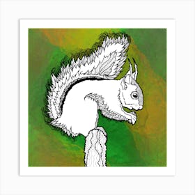 Squirrel Art Print