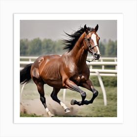 Horse Galloping 9 Art Print