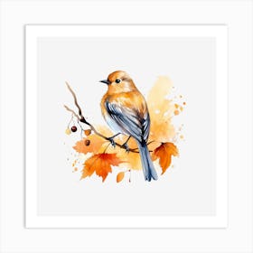 Autumn Bird Art Print